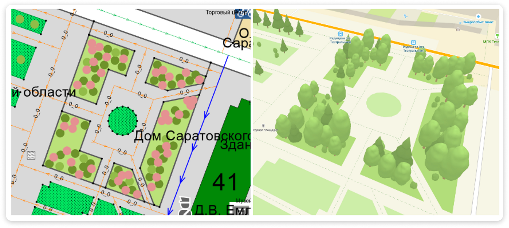 Парки в 3D